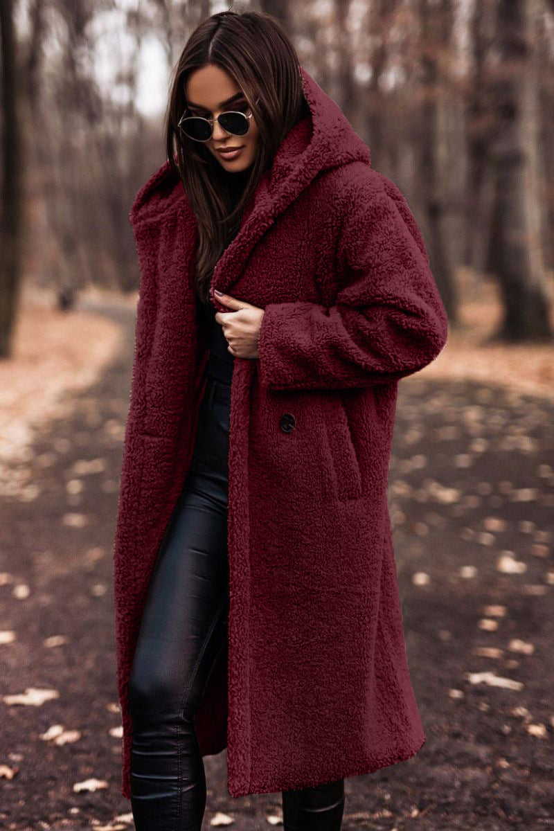 Manteau Femme Long Teddy Chic – Élégant & Chaud | VISTORRA