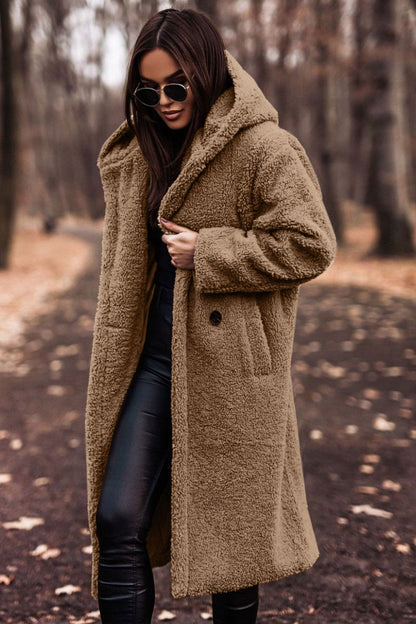 Manteau Femme Long Teddy Chic – Élégant & Chaud | VISTORRA