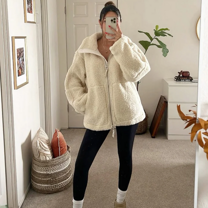 Manteau Hiver Femme Chic Col Roulé | Manteau Chaud Élégant – VISTORRA