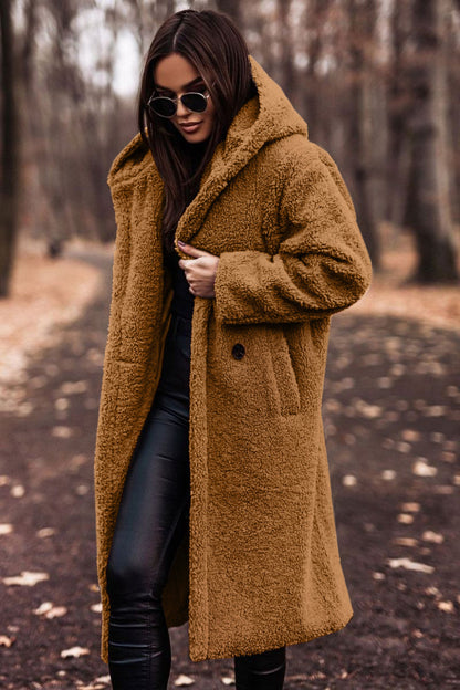 Manteau Femme Long Teddy Chic – Élégant & Chaud | VISTORRA