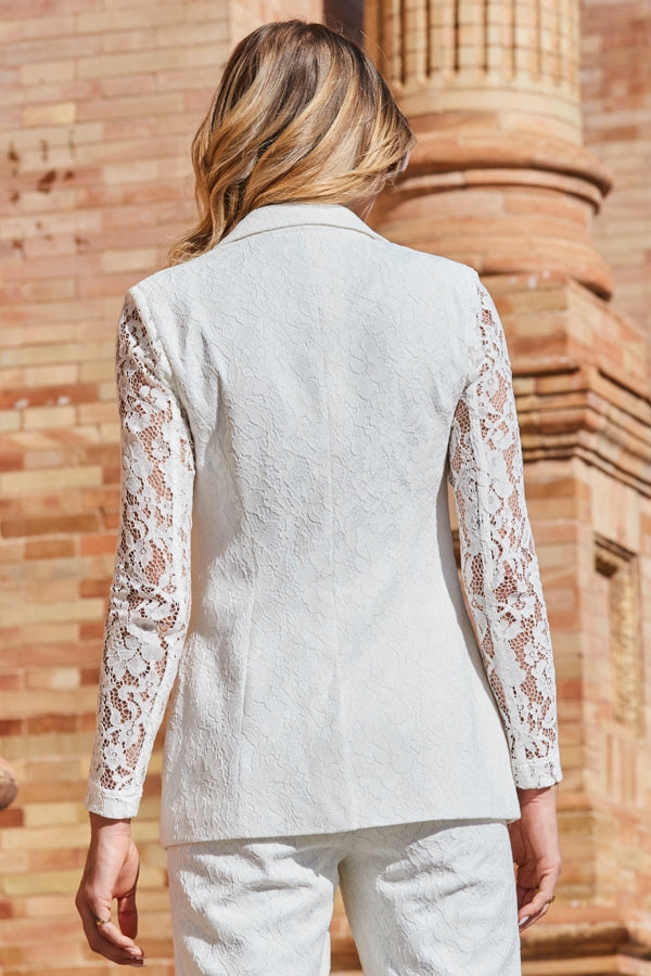 VISTORRA-Élégancia | Ensemble Chemise Dentelle Femme