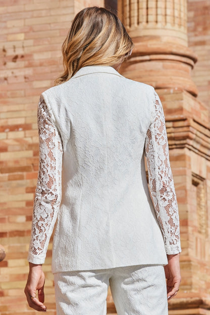 VISTORRA-Élégancia | Ensemble Chemise Dentelle Femme